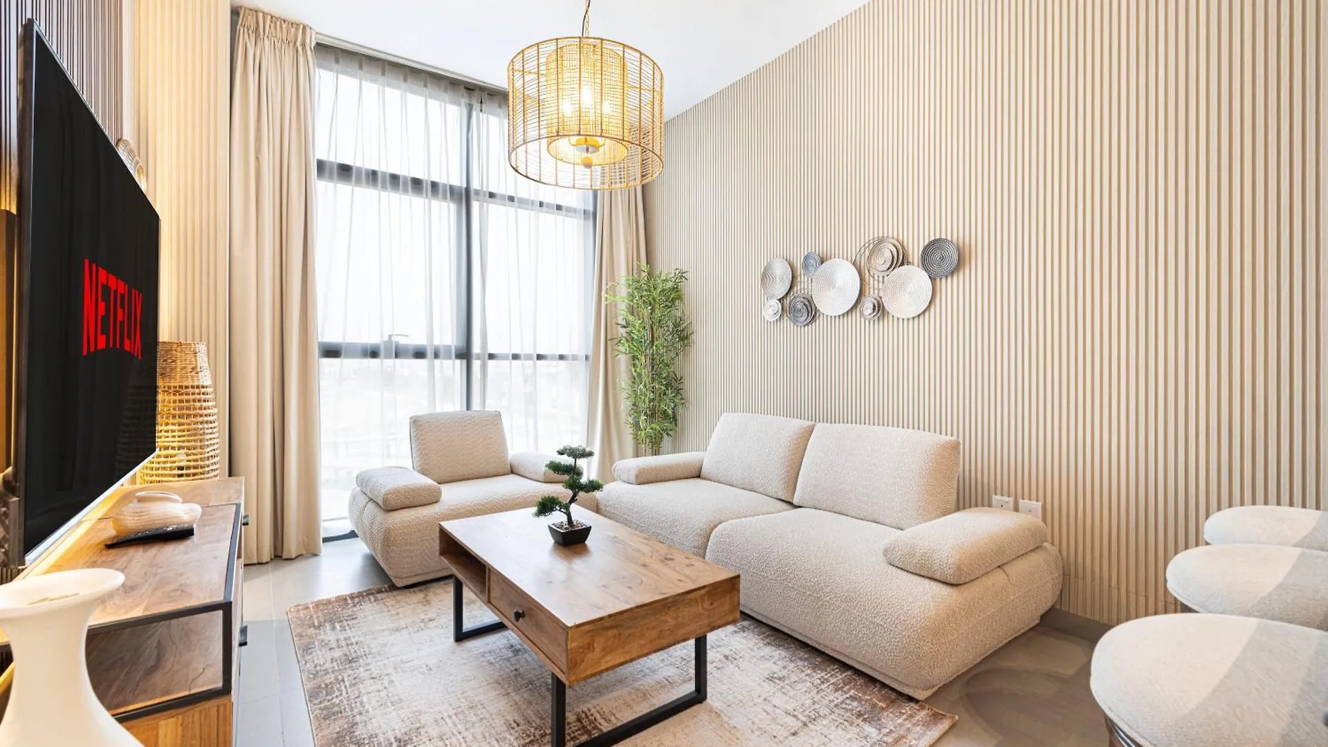 Luxury 1-Bedroom Apartment With Hall In Mamsha 沙迦 0*,  阿拉伯联合酋长国